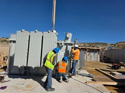 TRANSpower 22500KVA/115(69)-13,8kV energietransformatorinstallatie in Tijuana, Mexico